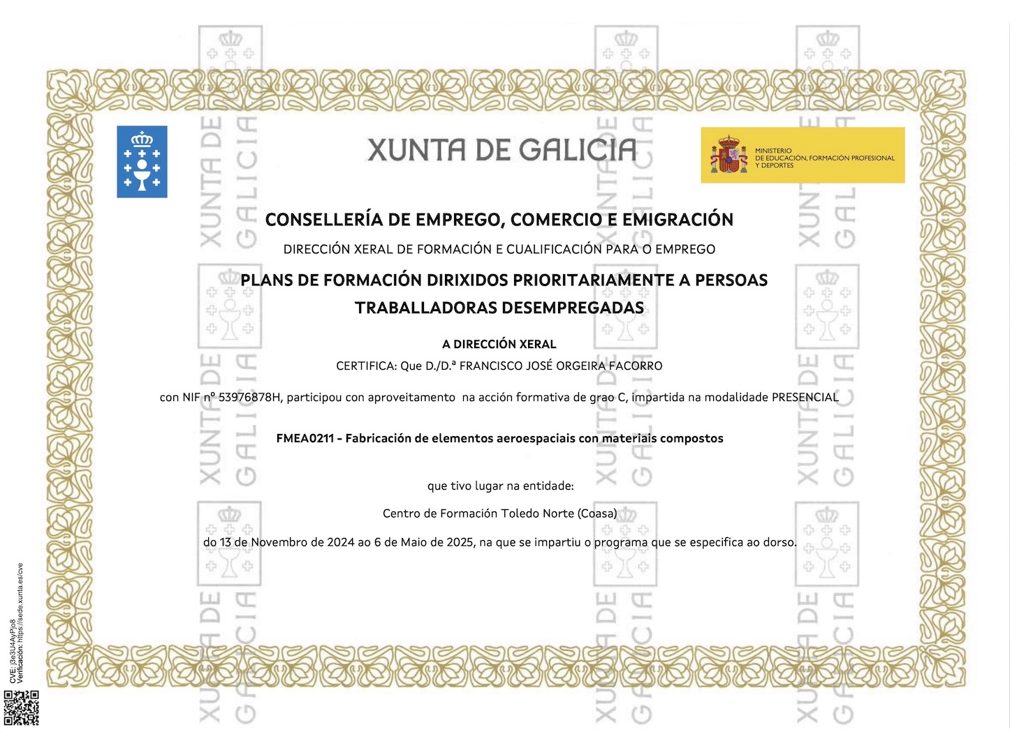 Certificación